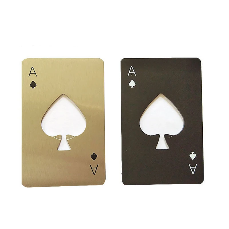 Кухонный Ace Spade Ace из нержавеющей стали, открывалка для бутылок пива, захват, кухонная Крышка для вина, Скручивающиеся гаджеты и инструменты, кухонный гаджет