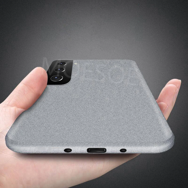 Sandstone Solid Plain Matte Silicone Phone Case For Samsung A52 A72 5G A82 S21 Ultra S20 FE A31 A51 A71 Note 20 Ultra Back Cover