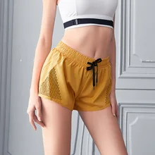 Женский светильник для бега, дышащие шорты с эластичной резинкой на талии, быстросохнущие свободные спортивные шорты для марафона, фитнес-шорты