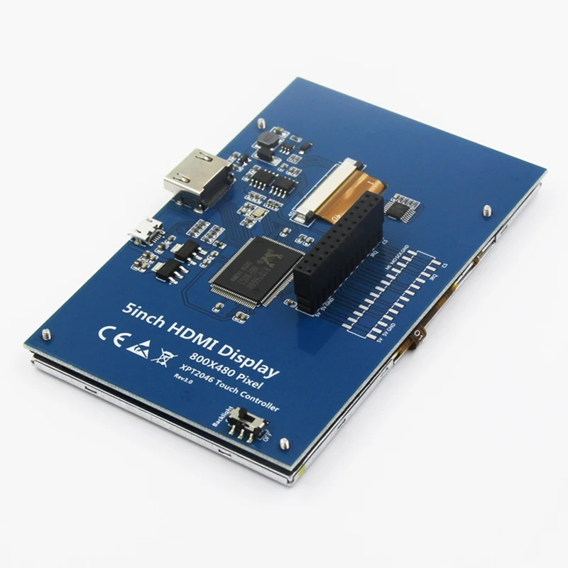 AABB-5 дюймов ЖК HDMI пресс-экран дисплей TFT ЖК-панель модуль 800x480 для Raspberry Pi 4B Raspberry Pi 3 Model B/B