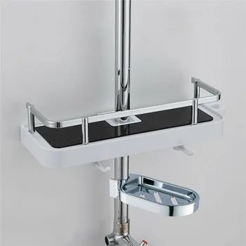 

Storage Holder Multi-Function Stand Bathroom Shelf Rod Shower Rack