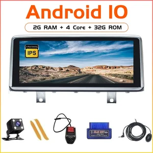 Image 1 - راديو السيارة 10.25 بوصة ، Android 10 ، نظام الملاحة GPS ، NBT ، IPS ، مشغل الصوت ، للسيارة BMW F30/F31/F34/F32/F33/F36