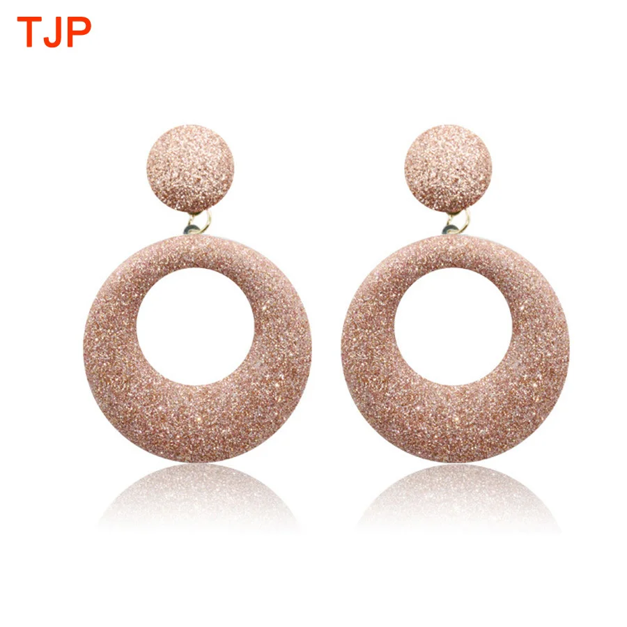 

2019 New Fashion Leopard Drop Earrings for Women Alloy Snake Skin Round Ethnic Bohemian Dangle Earrings Female Statement Earring