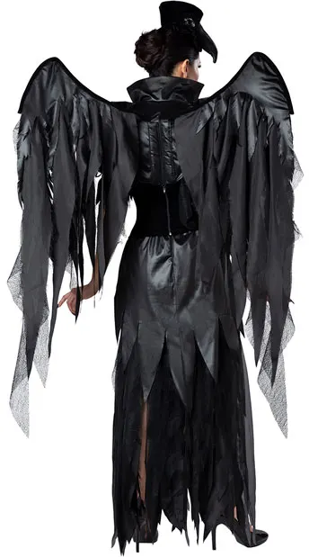 Костюм темного ангела на Хэллоуин карнавальный костюм для женщин и взрослых