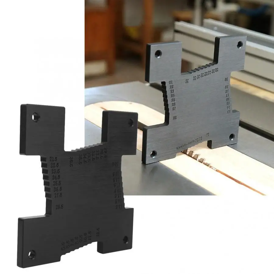 

Router Table Measuring 2pcs High Accuracy Height Gauge Measuring Tool for Table Saw Flip-chip Engraver Milling Machine