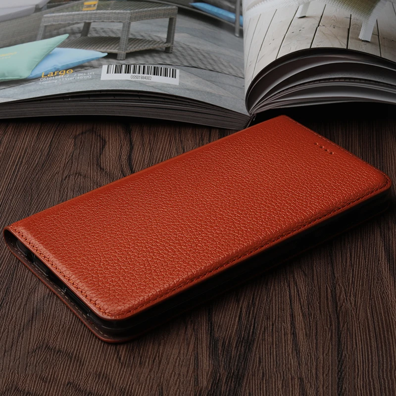 Винтажный чехол из натуральной кожи для Xiaomi mi 4 4C 4i 4S mi 4 mi 4C mi 4i mi 4S Мобильный телефон Ретро флип-чехол Кожаные чехлы - Цвет: Светло-коричневый