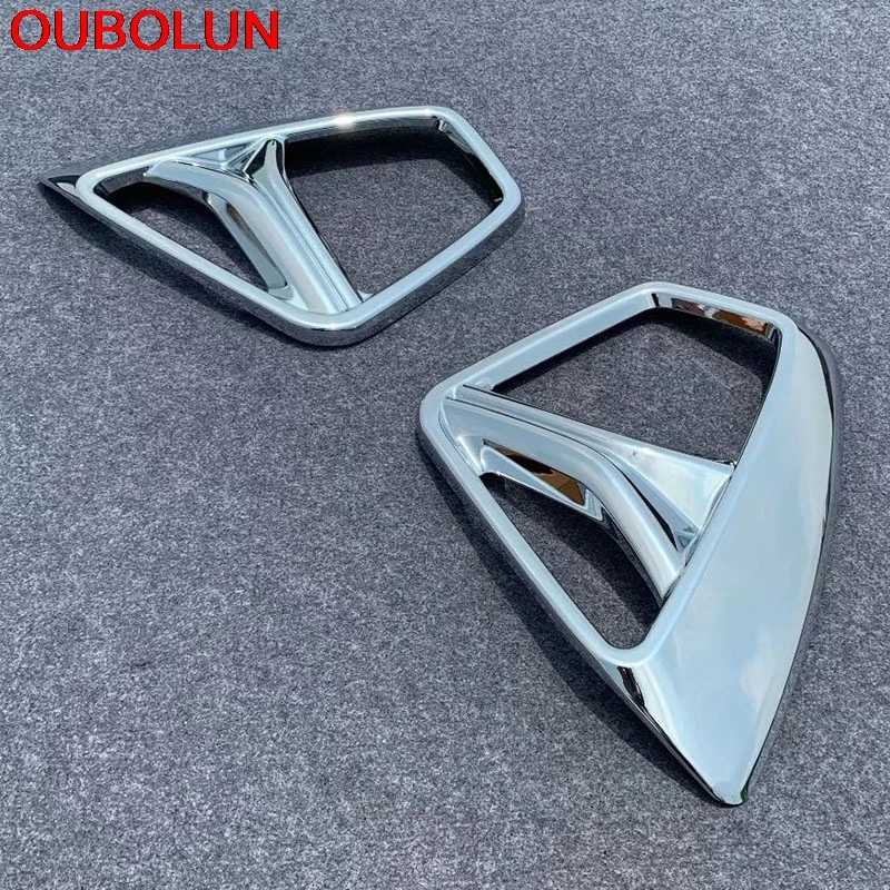 OUBOLUN для Chevrolet Blazer передний налобный противотуманный фонарь лампа Foglight литые накладки Стайлинг внешние аксессуары ABS