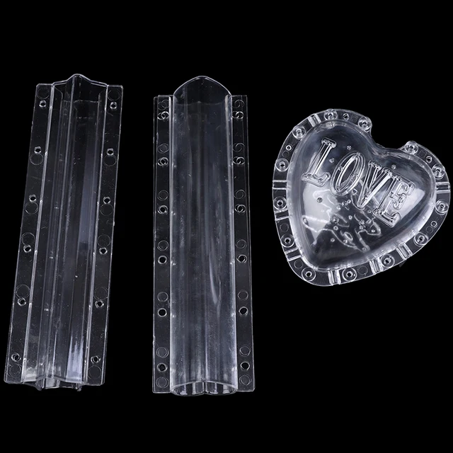 Műanyag Szív/Csillag/Szerelmi Gyümölcs Formáló Penész Uborka Növekedés Képző Növénytermesztés Átlátszó Kerti Óvodai Edény - Image 4