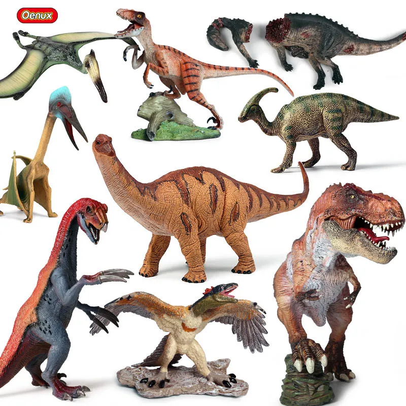 Oenux-Original-Jurassic-T-Rex-Pterodactyl-Dinosaurs-World-Model-Action-Figures-Prehistoric-Savage-Dinosaurio-Animals-Toys