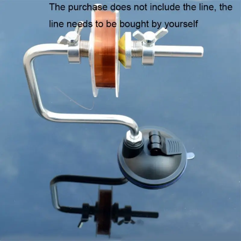 

Portable Aluminum Fishing Line Winder Fishing Reel Spool Spooler System Tackle Tool Suction Cup Sea Carp Fishing Accessories