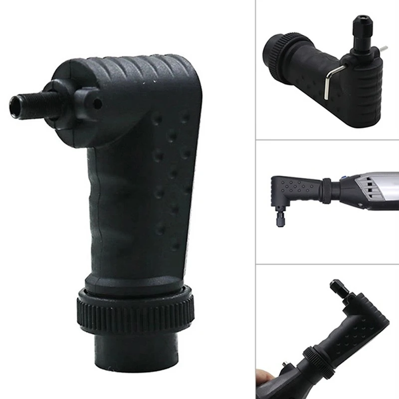 Electric Drill Corner Attachment Adapter Conversion Right Angle Rotary Converter