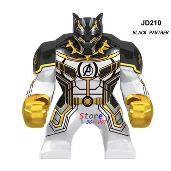 

Single Marvel Avengers Endgame Big size 7CM Collection Black Panther Thanos IronMan Spider man building blocks Kid Toys