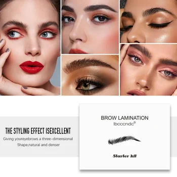 

Beginner Perming Portable Fast Long Lasting Natural Professional Eyebrow Lamination Kit Styling Make Up DIY Eyelash Lift Fixing