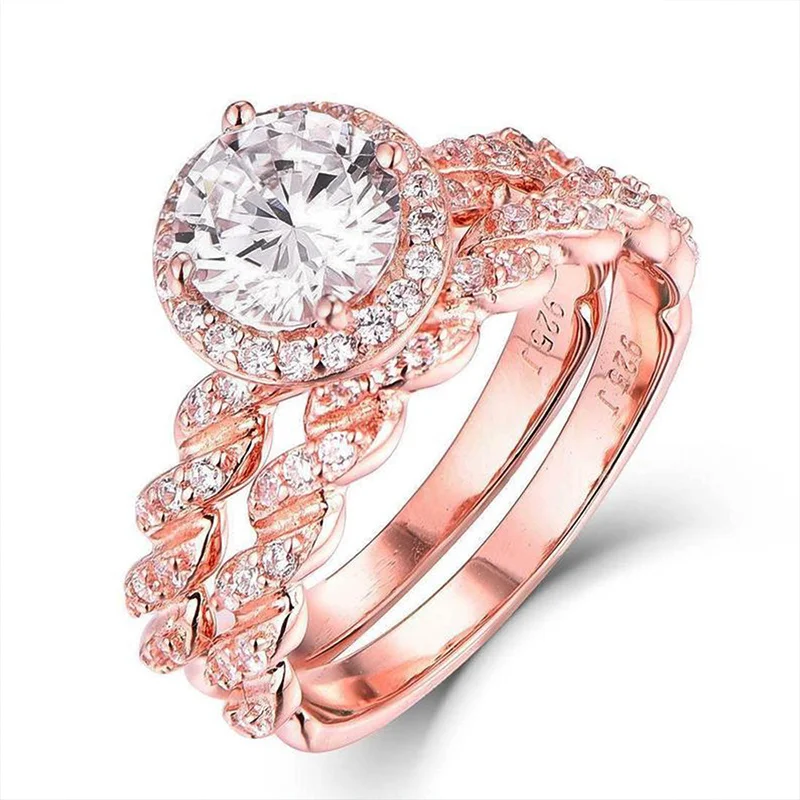 Huitan классическое обручальное кольцо браслет Овальный кубический циркон