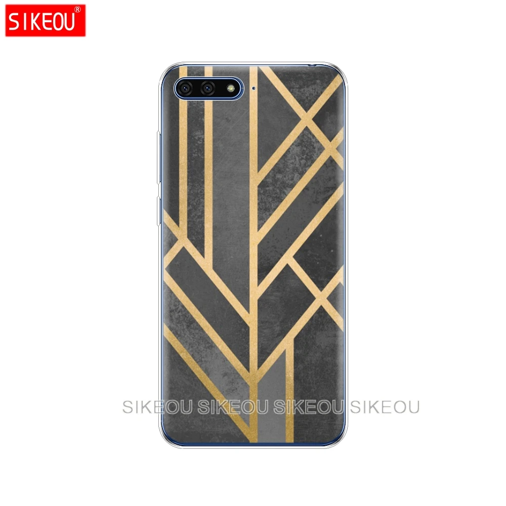 Силиконовый чехол для huawei Y6 2018 Y 6 задняя крышка с полным покрытием 360 Защитный