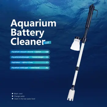 

Electric Aquarium Cleaner Water Changer Sand Washing Pump Fish Tank Cleaning Filter Hose Tube Scrubber Fish Tank Supplies C42