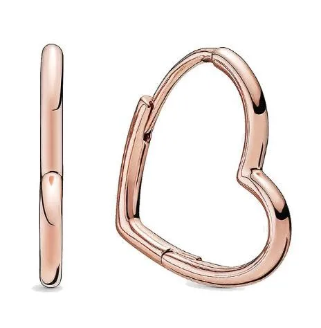 925 Sterling Silver Earring Rose Gold 
