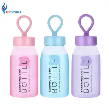 

Upspirit 400mL Plastic Sport Water Bottle Heat Resistant Unbreakable Drinking Kettle Portable Travel Protein Shaker Drinkware