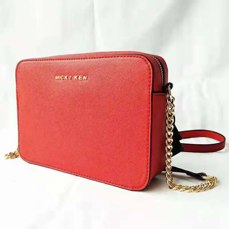 Женская сумка черная коричневая маленькая квадратная женская кожаная сумка женская сумка почтальон PU Сумка через плечо - Цвет: red