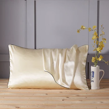 

1/2 Pcs Silk Pillow Cases Mulberry Pillow Case Without Zipper For Solid Hypoallergenic Color Healthy And Pillow Skin Hair Cover