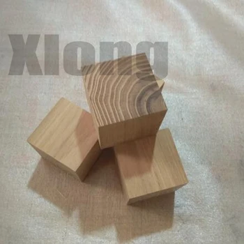 

6PCS 50*50*50mm Hardwood King Kong Teak Block Diy Handmade Building Model Material Small Square Wood Log Blocks