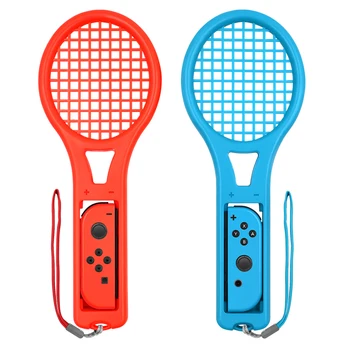 

2 Pcs for Nintend Switch Accessories ABS Tennis Racket Handle Holder Gamepad NintendoSwitch Joy-Con Tennis Game Player