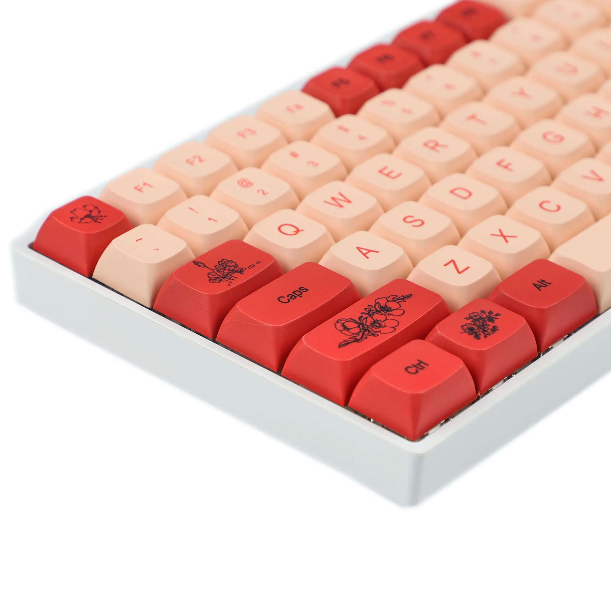 Ymdk-zda Pbt Teclas Medusa Hana Matcha Sub Dye Retro Semelhante ao Xda Teclado mx 104 87 61 Melody 96 Kbd75 Id80 Gk64 Sp84 - Imagem 6