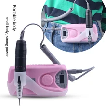 Шлифовальный станок для ногтей с европейской вилкой, портативный шлифовальный станок для ногтей, 30000 об/мин, зарядка, высокая емкость