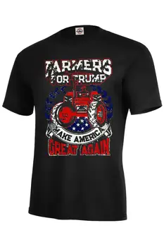 

DONALD TRUMP 2020 T-SHIRT FARMERS FOR TRUMP MAKE AMERICA GREAT AGAIN Sizes S-5XL