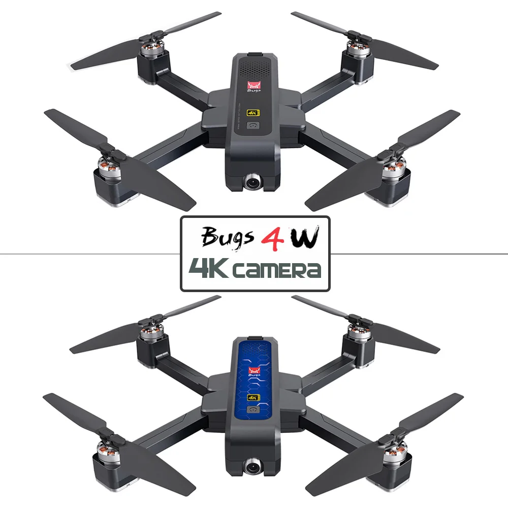 Дрон MJX Bugs 4W B4W 4K gps бесщеточный складной Радиоуправляемый Дрон с 5G Wifi FPV HD камерой Квадрокоптер VS X8 Радиоуправляемый вертолет игрушки