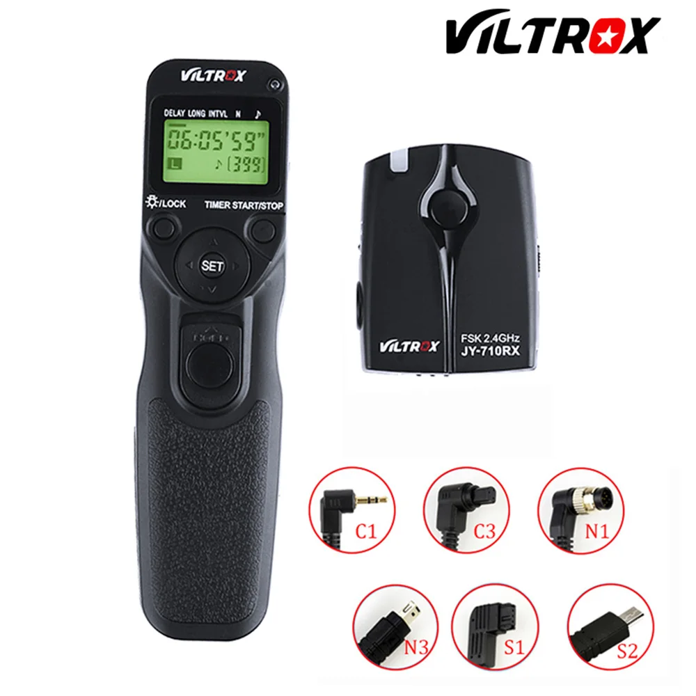Best Viltrox JY 710 Camera Wireless Timer Remote Shutter Release Control Cable for Canon M5 M6 Nikon Pentax Sony A7 A7III A6000 A6300