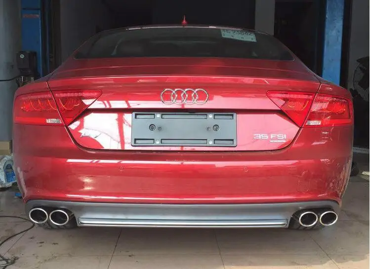 Для Audi A7 S7 обвес спойлер 2009- для Audi A7 RS7 ABS задний спойлер передний бампер диффузор защитные бамперы