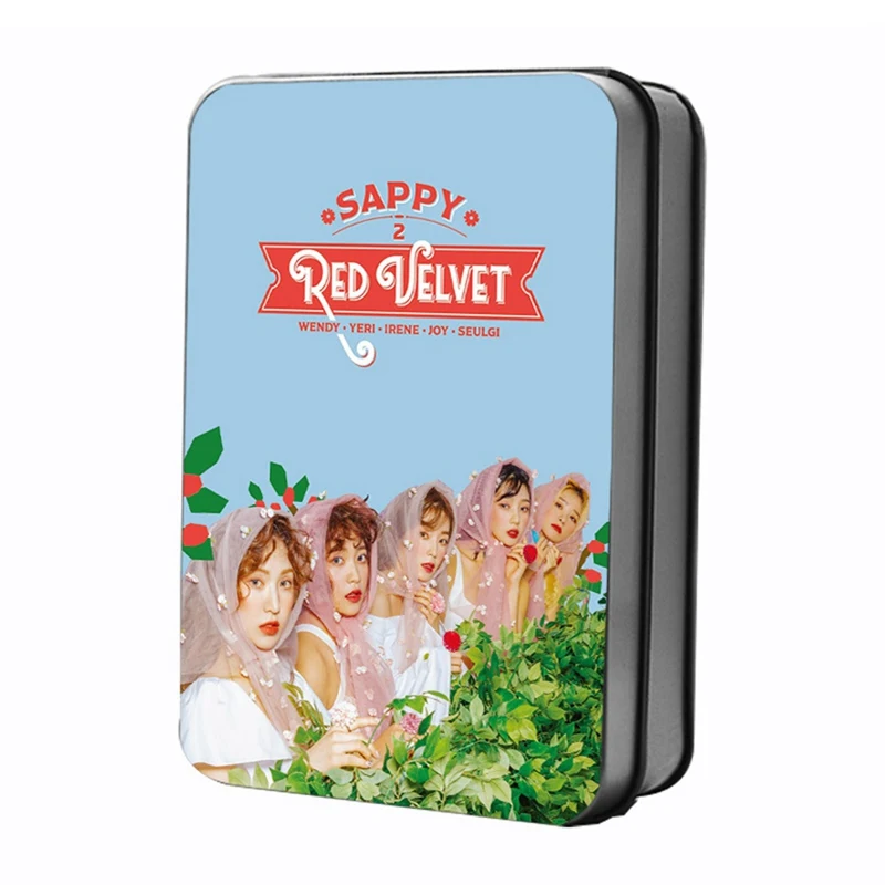 40 шт./компл. K-POP красный бархат Ablum ломо карты самодельные бумажные фото карты вентиляторы коллекция подарков
