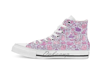 

Guinea Pig Huddle In Lavender breathable Casual High Top lace-up Canvas shoes sneakers Drop shipping