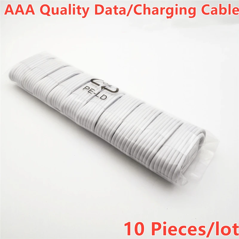 

10Pcs/lot Phone Cable 1M/3ft Fast Charging Cables For Phone 6 7 8 11 XR Micro USB Data Line Cord Type C For Huawei Xiaomi Type-C