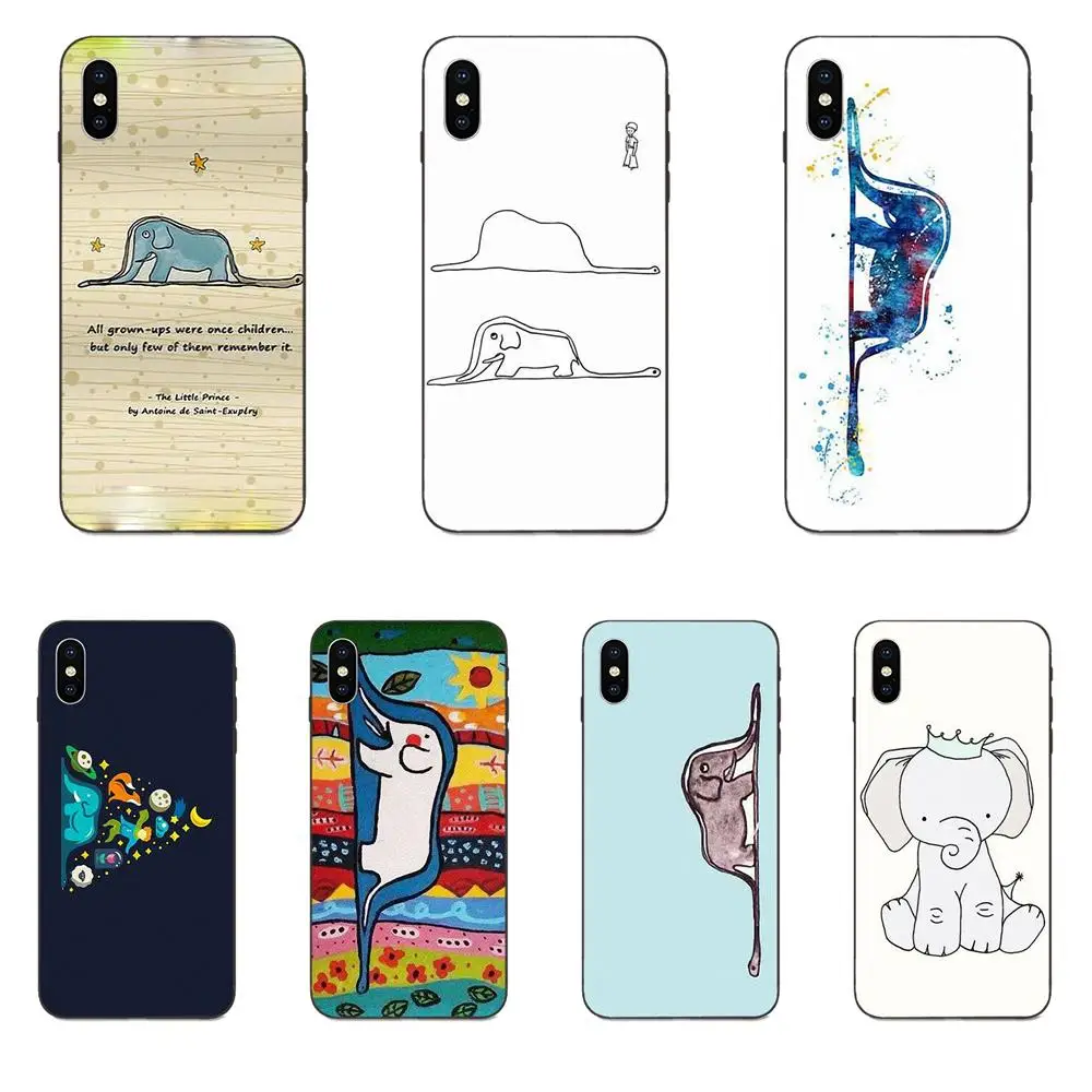 

Little Prince Elephant TPU Case Capa Cover For Xiaomi Redmi Note 3 3S 4 4A 4X 5 5A 6 6A 7 7A K20 Plus Pro S2 Y2 Y3