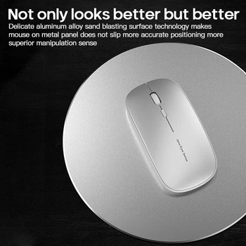 

Fashionable Aluminum Alloy Mouse Pad Aluminum Mouse Pad Waterproof Metal Resin Mat Winter Summer Dual-use For Office Luxury Gift