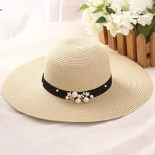 Женская пляжная соломенная шляпа от солнца с защитой от ультрафиолета,, Круглый топ, летняя кепка для женщин, пляжные шляпы для отдыха, новинка