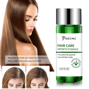 

PUTIMI Nourishing Hair Growth Serum Fast Growing Dense Hair Products Prevent Baldness Anti-Hair Loss Serum Essence Care 20ml