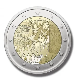 

France 2 Euro 2019 Coins Old Edition Eu European Original Coin New