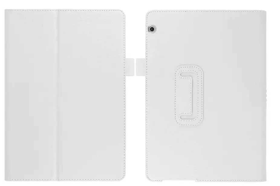 white Ультратонкий складной чехол-подставка из искусственной кожи для huawei Mediapad T5 10, чехол AGS2-W09/L09/L03/W19 10,", чехол для планшета+ ручка - Цвет: white