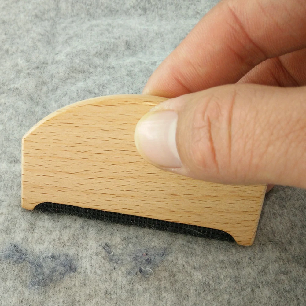 Легко использовать ткань Расческа для удаления ворса пушистый анти пилинг легко чистить деревянный роликовый триммер щетка для одежды ручной домашнего использования портативный