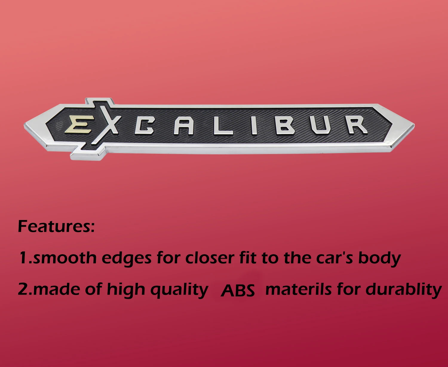 Хром Черный EXCALIBUR для Land Cruiser 200 КРЫЛО боковой багажник эмблема значок стикер