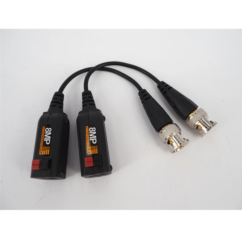 8MP HD Twisted Pair Passive 4K CCTV Video Balun BNC Transceivers UTP Balun For AHD CVI TVI CVBS Camera