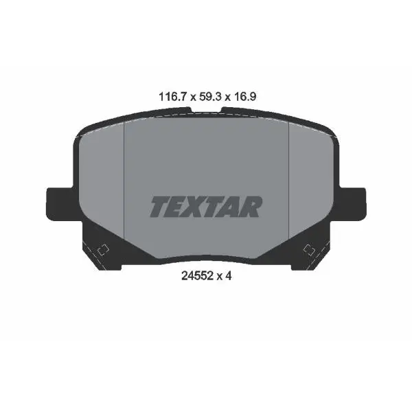 Колодки тормозные дисковые передн TOYOTA: PREVIA 2.0 D-4D/2.4 16
