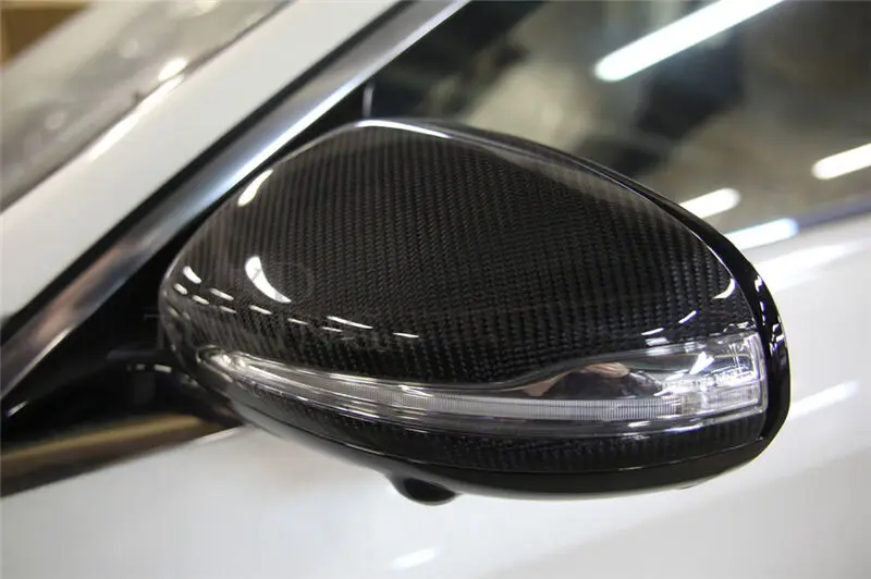 Для Mercedes Benz W205 C63 AMG W213 E63 W222 S63 GIC RHD Высокое качество Настоящее углеродное волокно зеркало 15