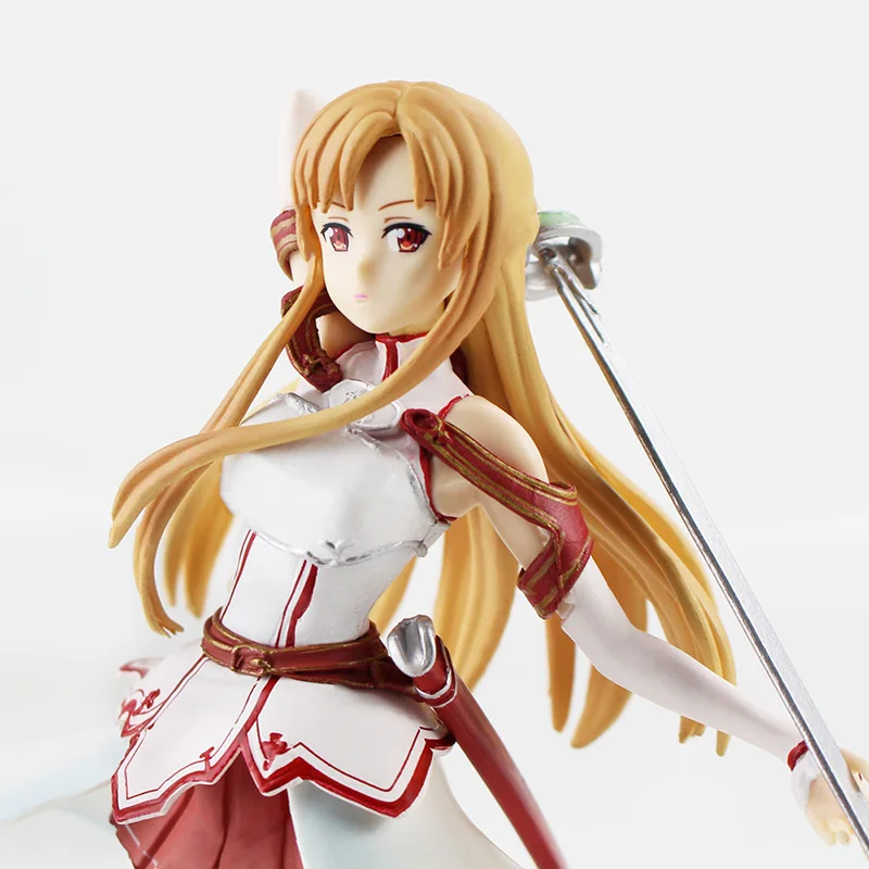 22 см SAO Will Return Asuna аниме Sword Art Online Yuuki Asuna ПВХ фигурка Коллекционная модель игрушка кукла подарок на Рождество