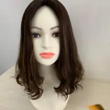 14 дюймов Цвет 6 с основные европейские девственные волосы еврейский парик, Кошерный парик лучшие ножницы