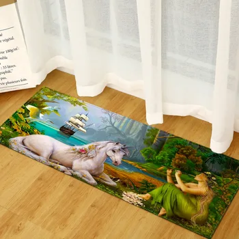 

Thanksgiving Carpet Bathroom Kitchen Non-slip Strip Floor Mat Hall Floor Sofa Office Floor Rug
