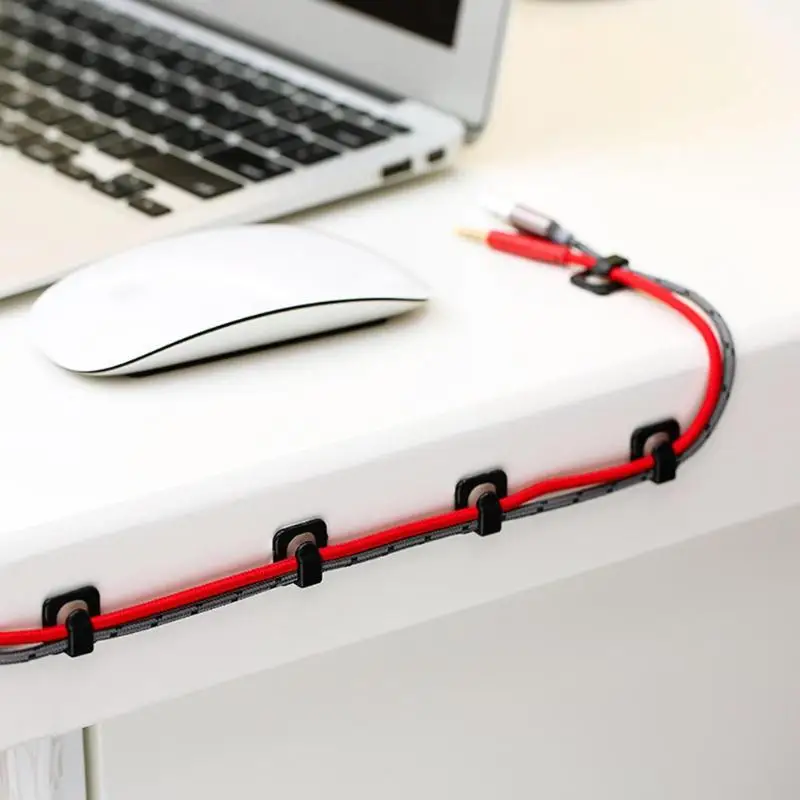 18 шт. многофункциональный клей для хранения DIY для рукоделия, зажим для кабеля, настольный органайзер для хранения проводов, мини домашний зажим для швейного хранения